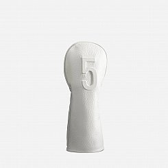 Vessel Lux Embossé 5-Wood Headcover - White