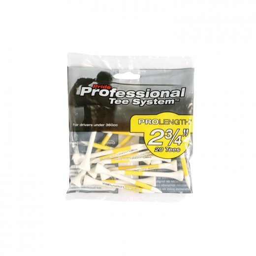 PTS White Wooden Tees - 69mm (20-pack)