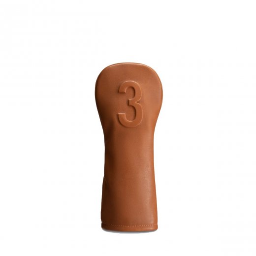 Vessel Lux Embossé 3-Wood Headcover - Brown