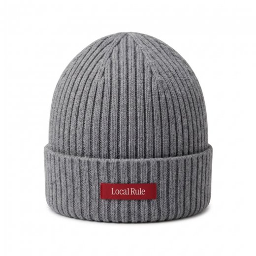 Local Rule Grey Beanie