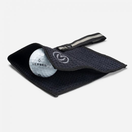 Vessel Magnetic Towel Small 5x5 - Black
