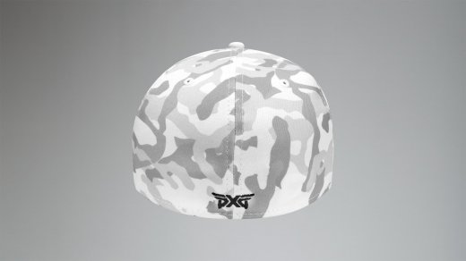 PXG 39THIRTY STRETCH FIT CAP - CAMO WHITE