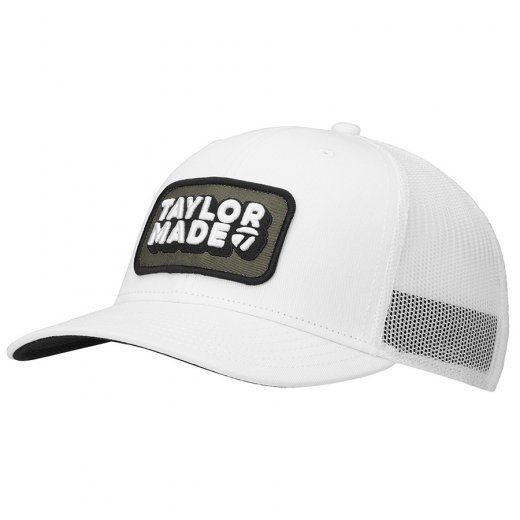 TaylorMade Ventura Retro Trucker Hat - White