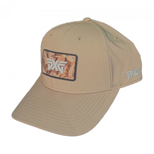 PXG Fairway Camo Patch Snapback - Tan